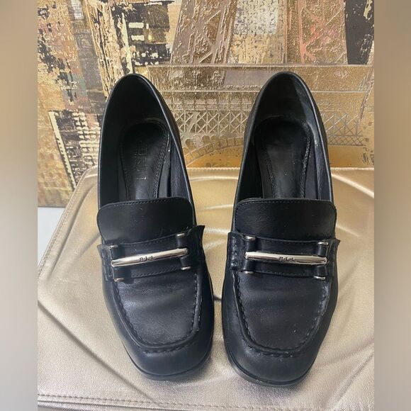 Black Leather Loafers - Picture 1 of 7